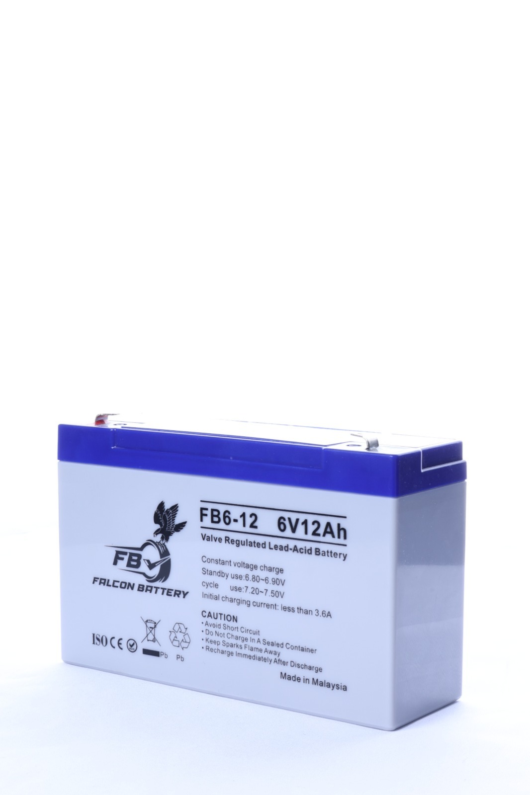 باتری فالکون 6 ولت 12 آمپرساعت